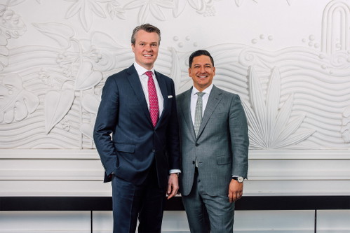 Christian von Rechenberg mit David Vagelpohl, dem neuen Vizedirektor
