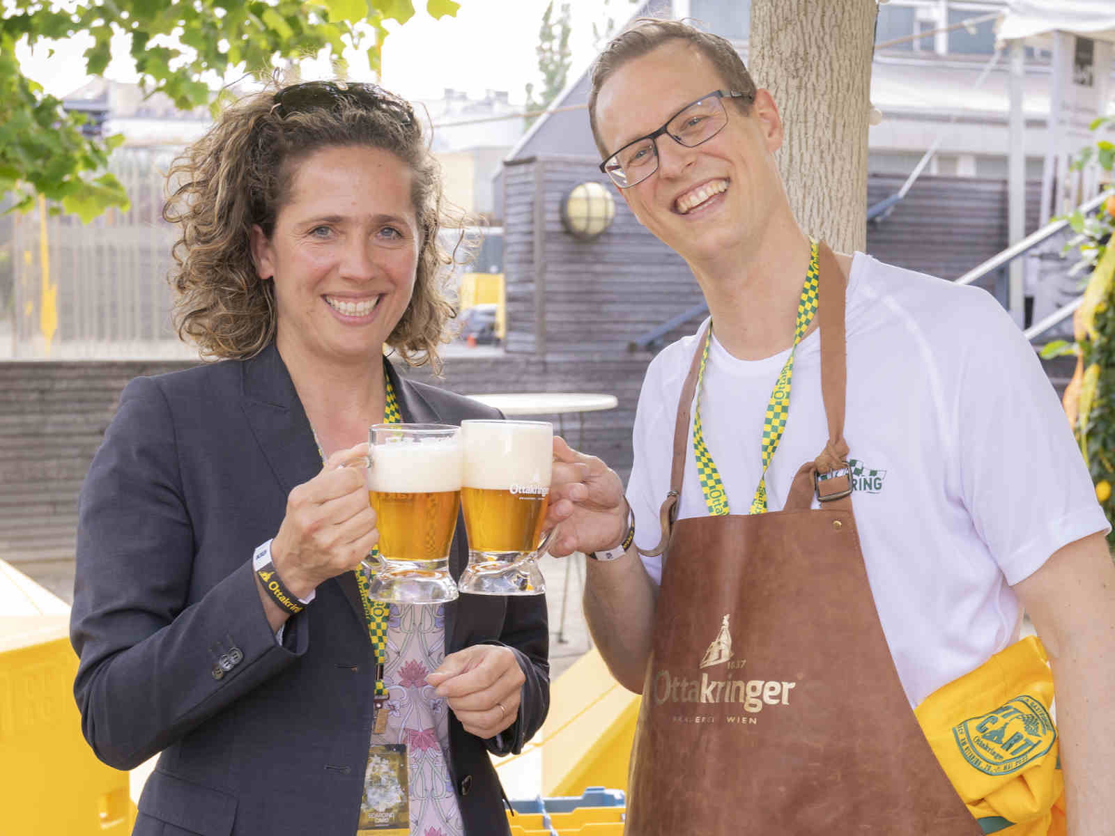 Die Wirtschaft traf sich bei der Ottakringer Brauerei erneut zum Rennen.
