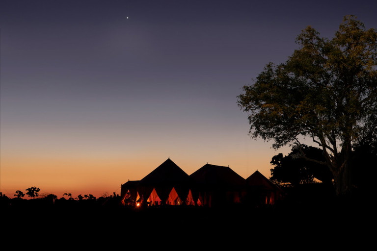 The tents at Duke's Camp