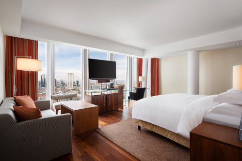 The Junior Suite&nbsp;bedroom