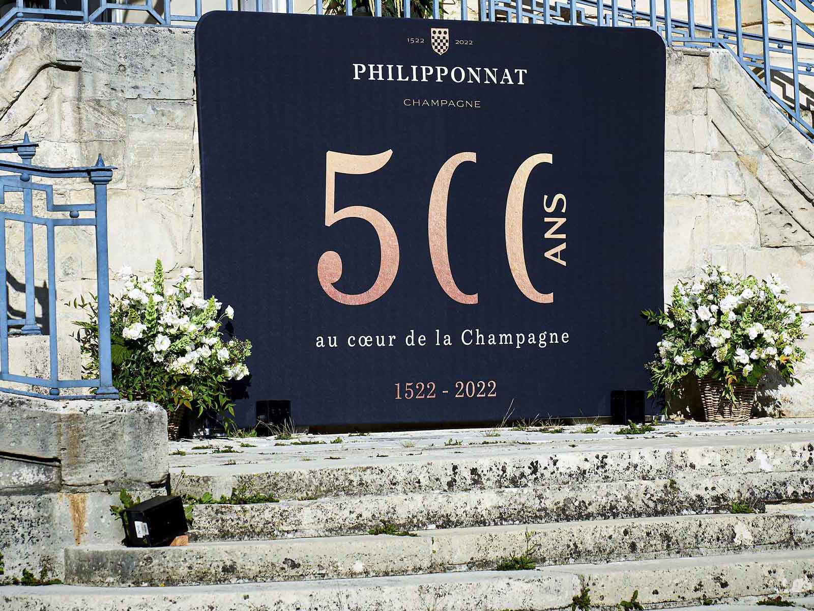 The entrance to the reception at the Musée Saint-Remi in Reims.