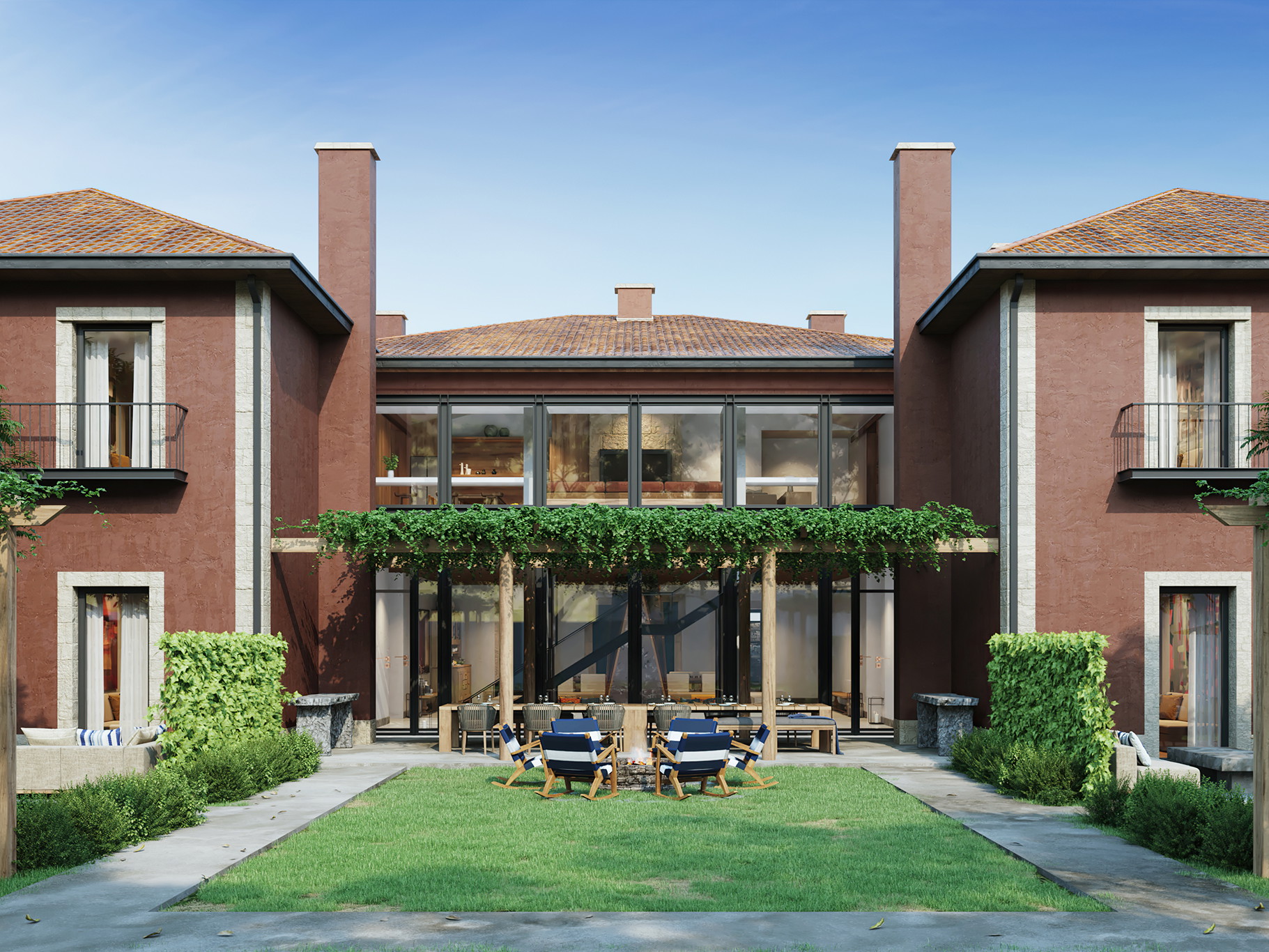 Neue Villen im Six-Senses-Resort im Douro Valley in Portugal.