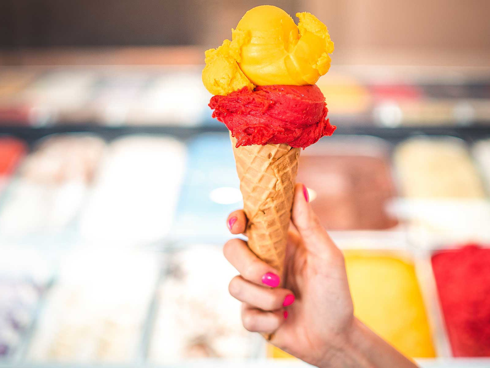Das »Vanille und Marille« überzeugt mit köstlichem Eis, das von Bio- und Fairtrade-Zutaten stammt.