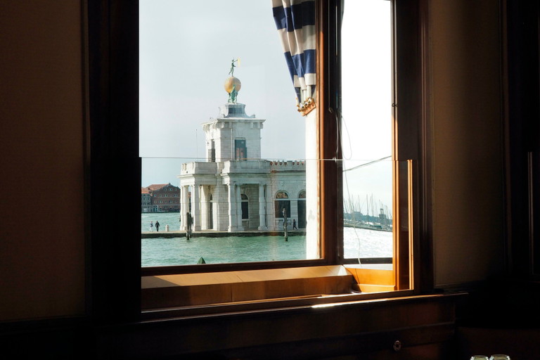 A view of the Grand Canal from the bar.