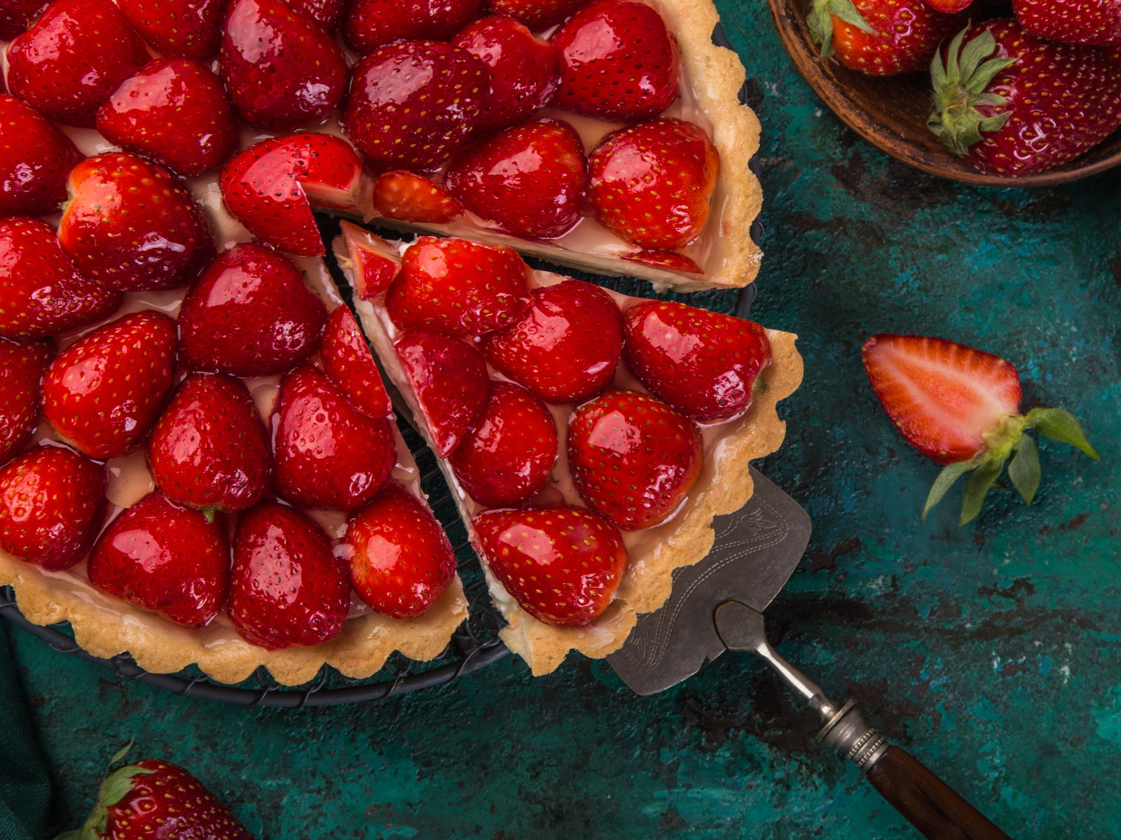 Strawberries make a mouth-watering dessert