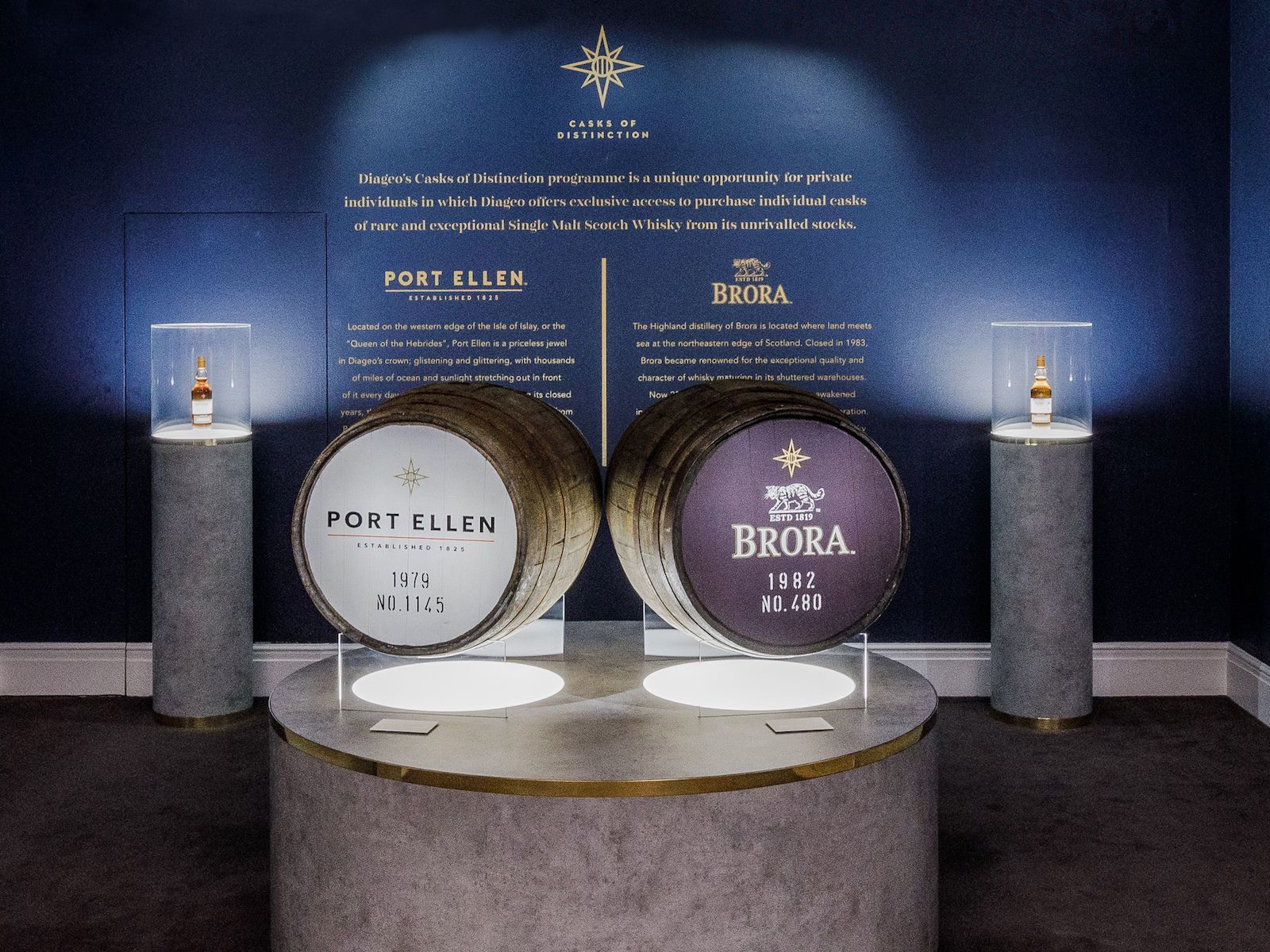 Replicas of the Brora &amp; Port Ellen casks&nbsp;