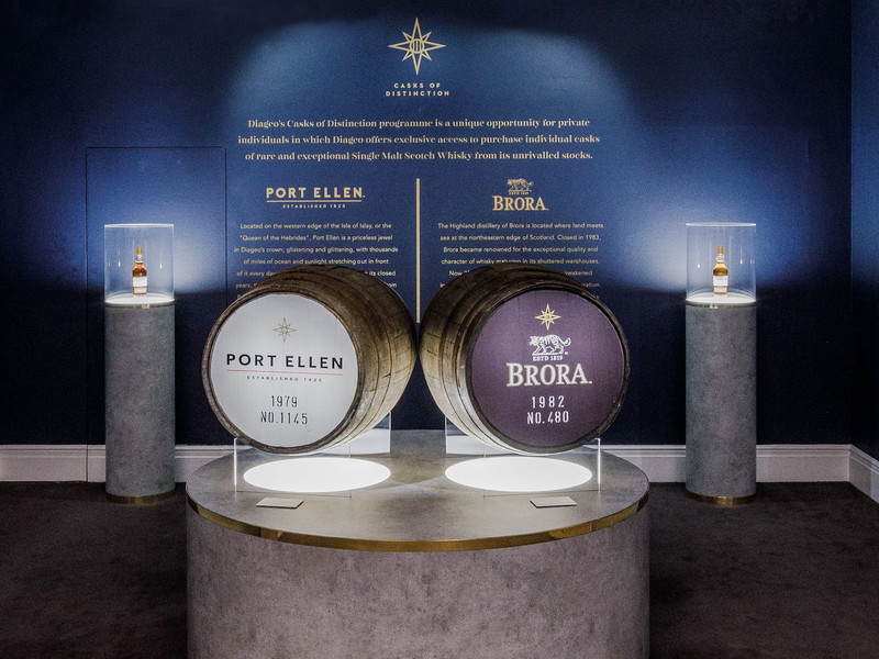 Replicas of the Brora &amp; Port Ellen casks&nbsp;