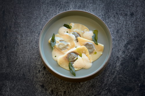Birnen-Ravioli