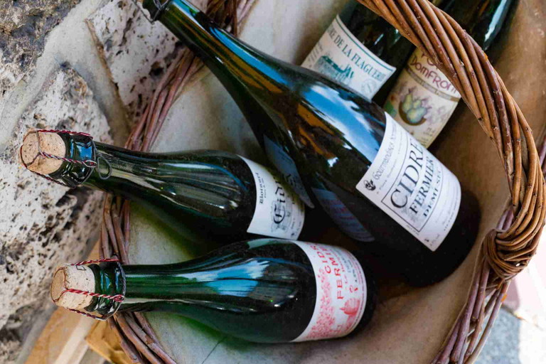 Various bottles of cidre bouché.&nbsp;