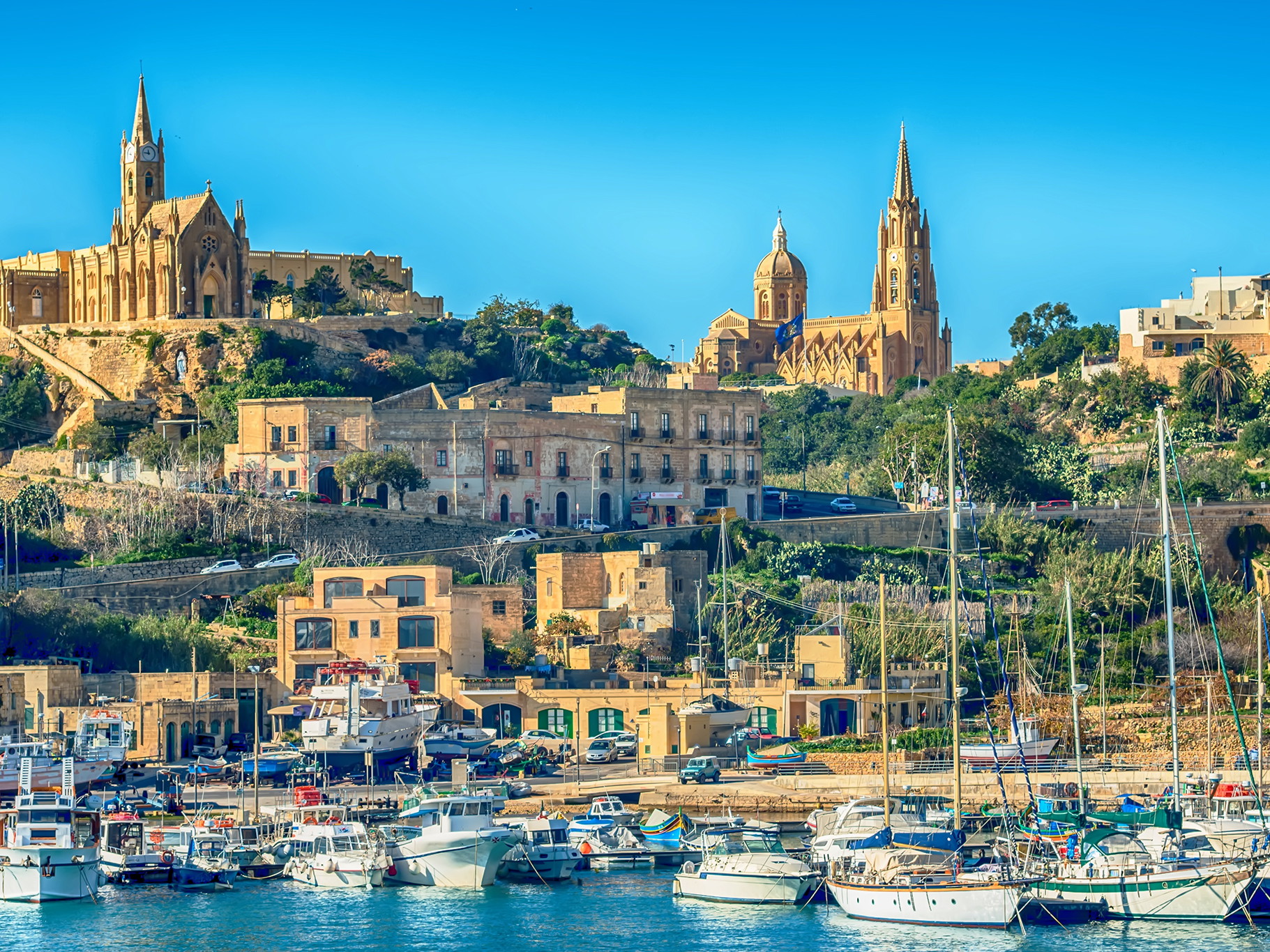 Mġarr Harbour, Gozo.