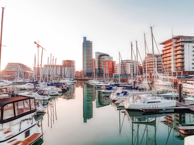 Der Hafen ist das Herzstück von Southampton.