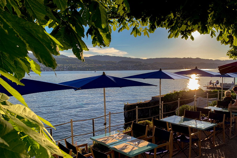 Das «Strandhaus Strozzi» am Zürichsee.