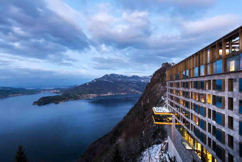 Das «Bürgenstock Hotel» am Vierwaldstättersee