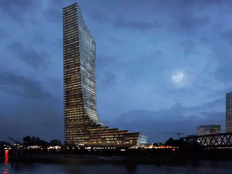 
Rendering des Elbtowers.