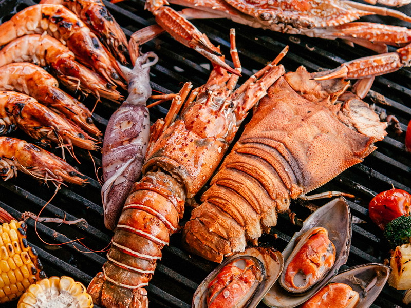 Fresh seafood&nbsp;BBQ&nbsp;