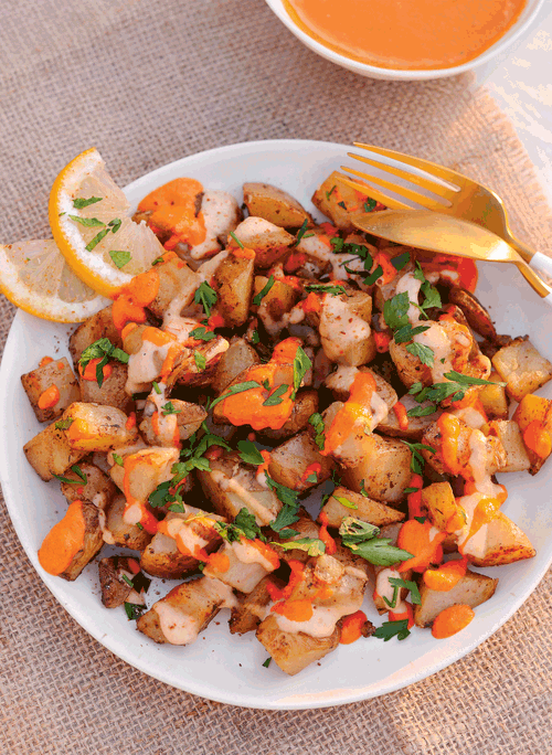 Patatas Bravas mit Saucen-Duo