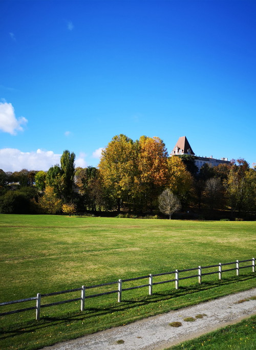The historic Château de Bourg-Charente is located in southwest France.