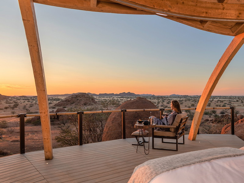 Onduli Ridge has six luxury suites and is destined to become the flagship of Ultimate Safaris, a Namibian travel company.