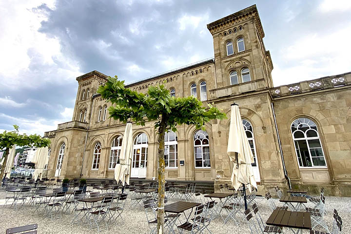 »Historischer Bahnhof« in Konz.
