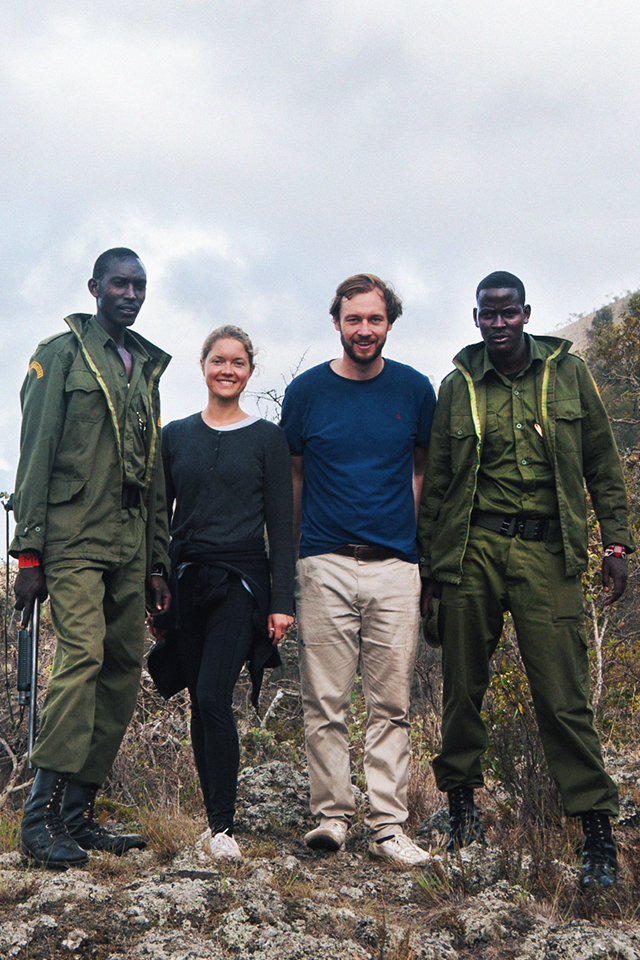 Tessa und Robin Gerlach 2017 in Kenia.