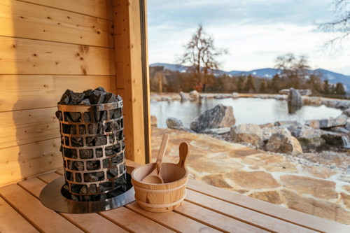 Das »Chalet Kaiser« verfügt über eine eigene Sauna.