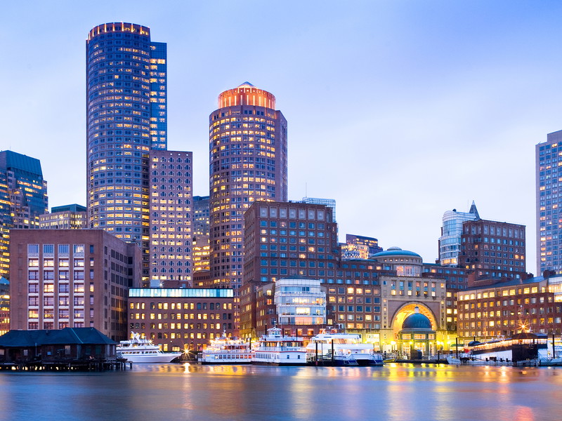 Financial District skyline, Boston