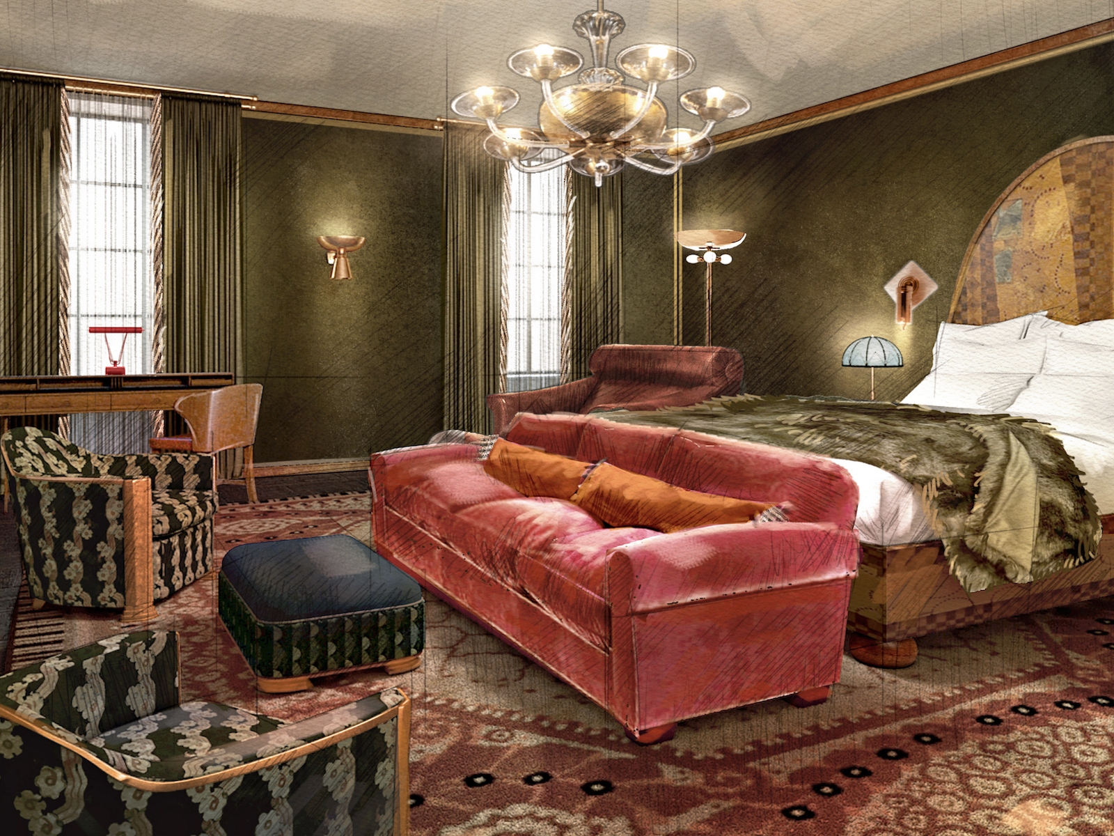 Sommerro's stunning guestroom.&nbsp;

