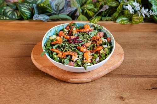 Shrimps Chili Salat