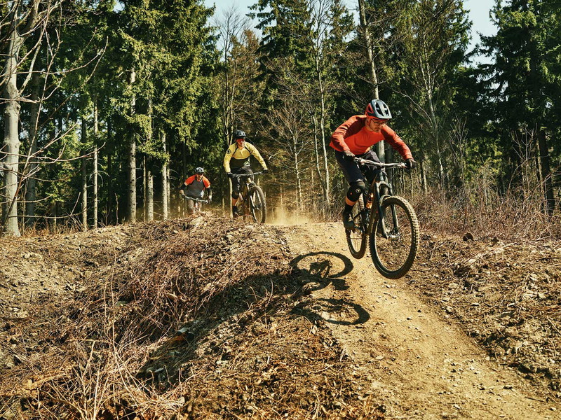 Einer der Trails im neuen Mountainbike-Paradies im Burgenland.