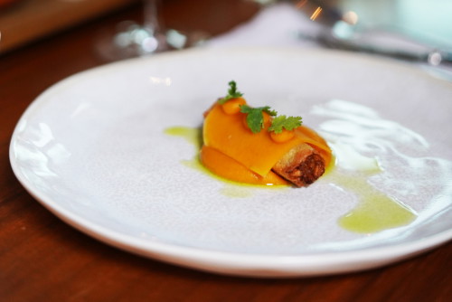 ... und Kürbis Cannelloni.