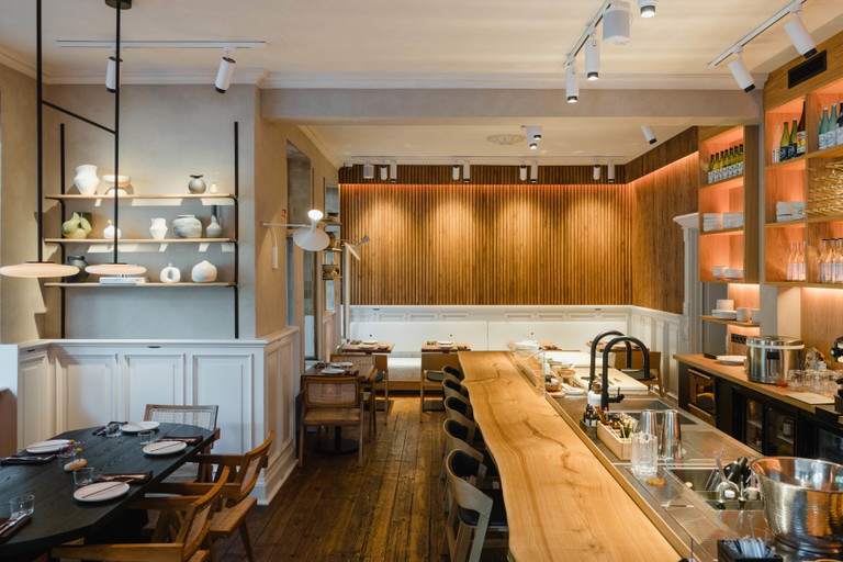Der Gastraum der neuen »November« Brasserie.