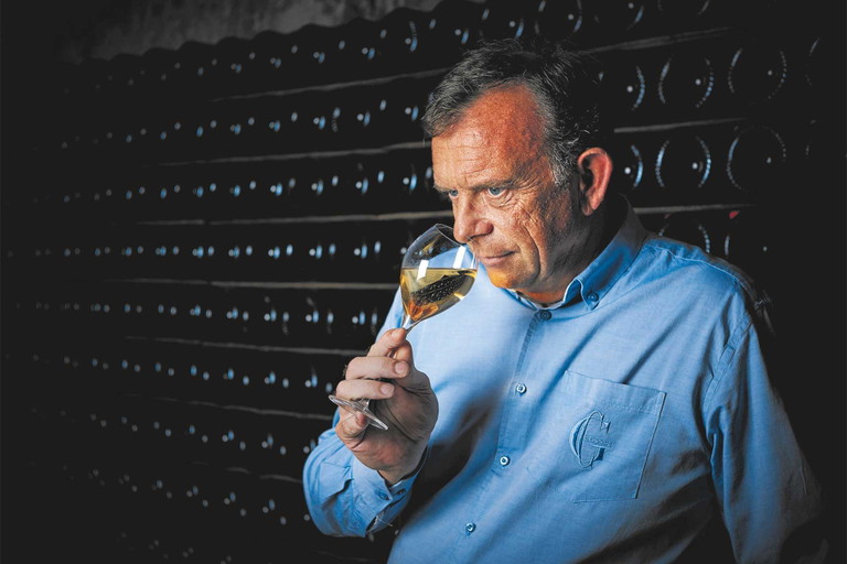 In der Champagne geboren und aufgewachsen: Kellermeister Odilon de Varine von Champagne Gosset.