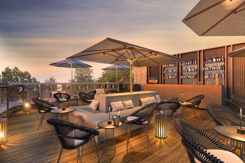 Rooftop bar
