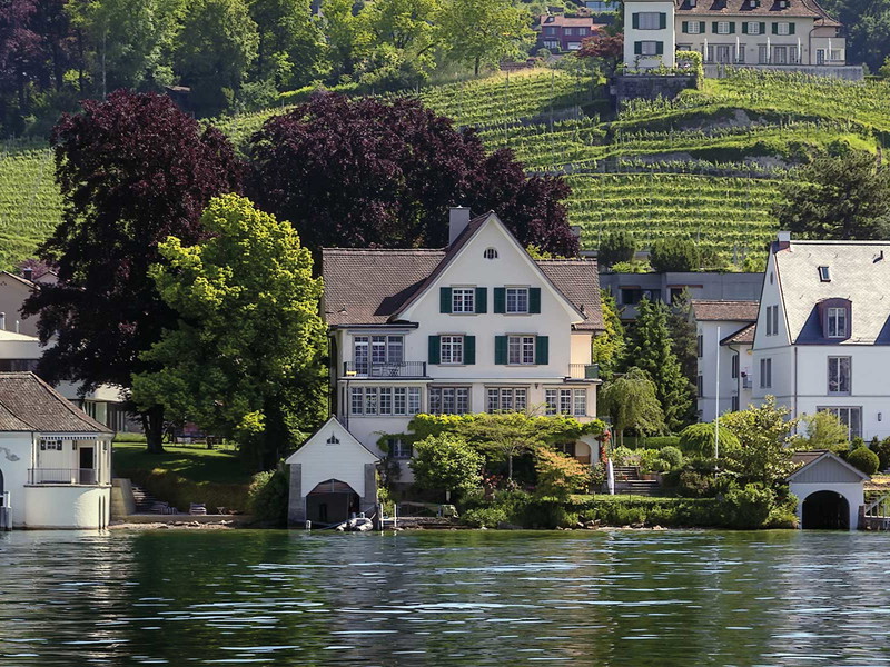Am Ufer des Zürichsees wachsen erstklassige Schaumweine.
