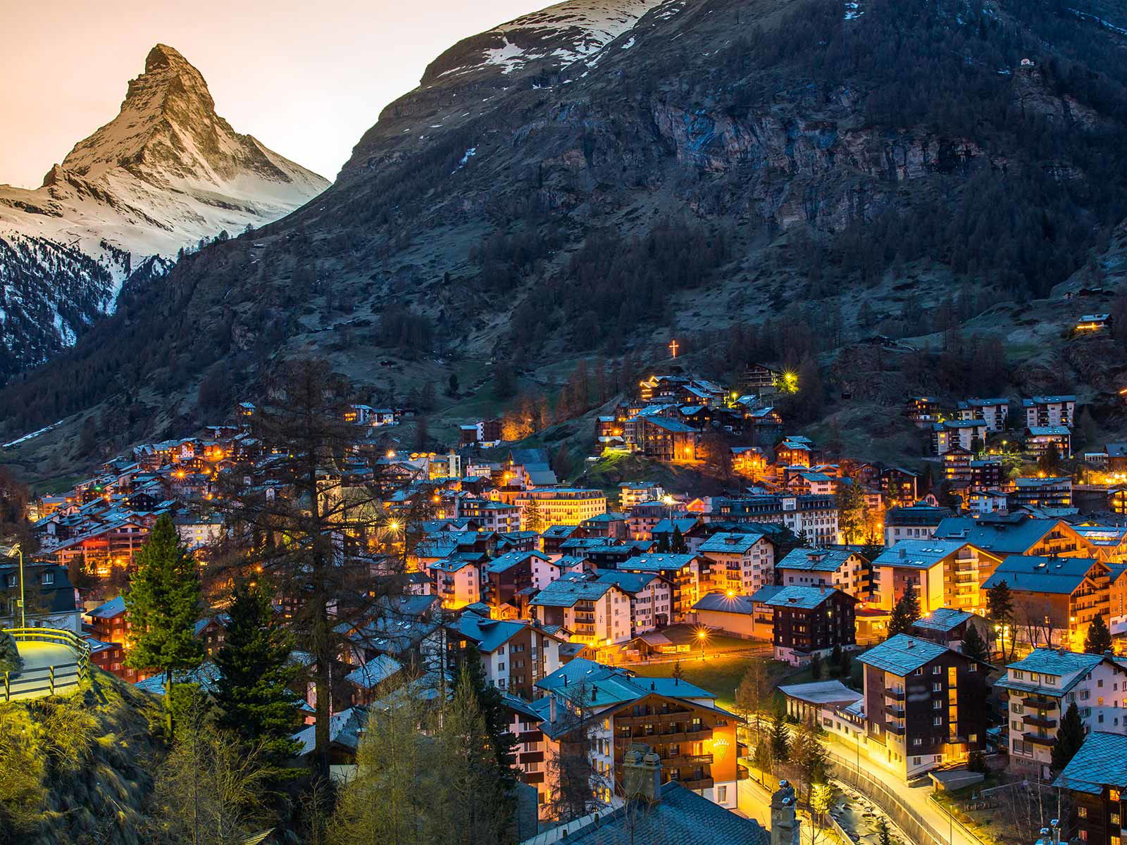 Mehr Alpenromantik geht kaum: Zermatt und das Matterhorn.