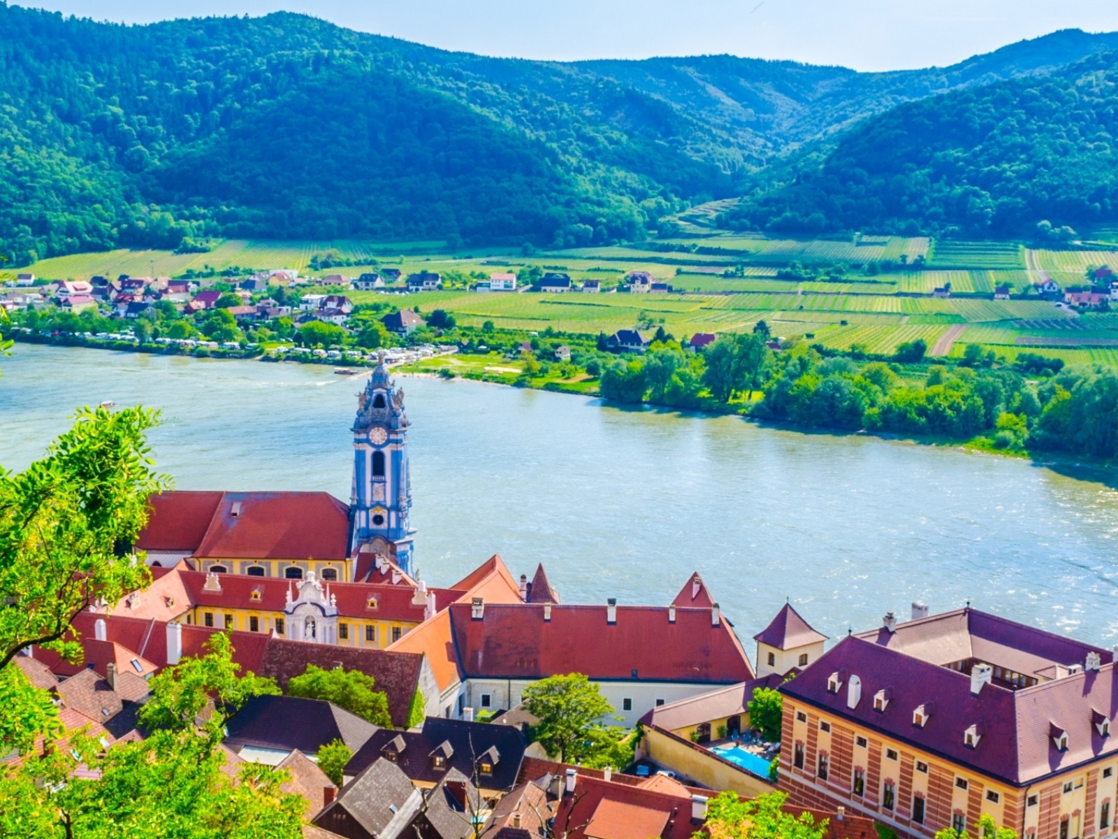 The Danube flows through Austria's Wachau region.
