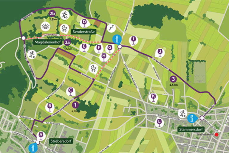Weinwanderweg »Strebersdorf bis Stammersdorf«.