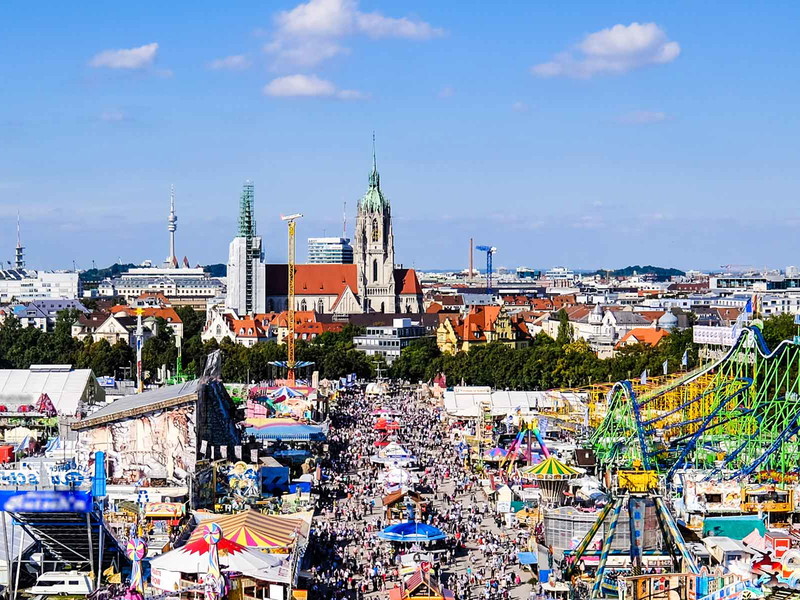 Auf der Theresienwiese herrschen zu Oktoberfestzeiten bis zu 10 Grad Celsius mehr.&nbsp;