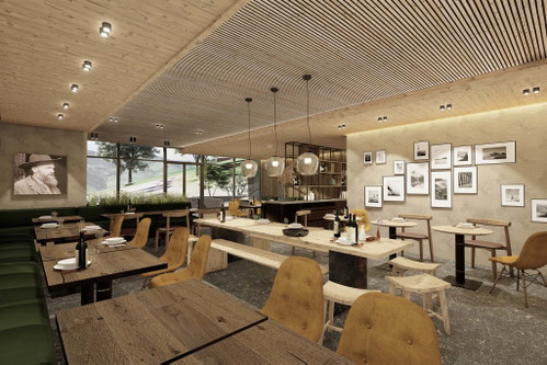 Das neue Restaurant «Fiescherblick».