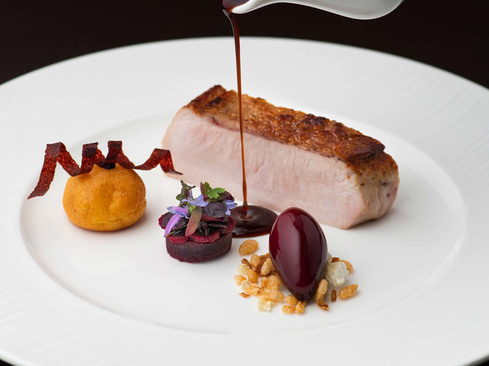 The turkey main course at Sola.