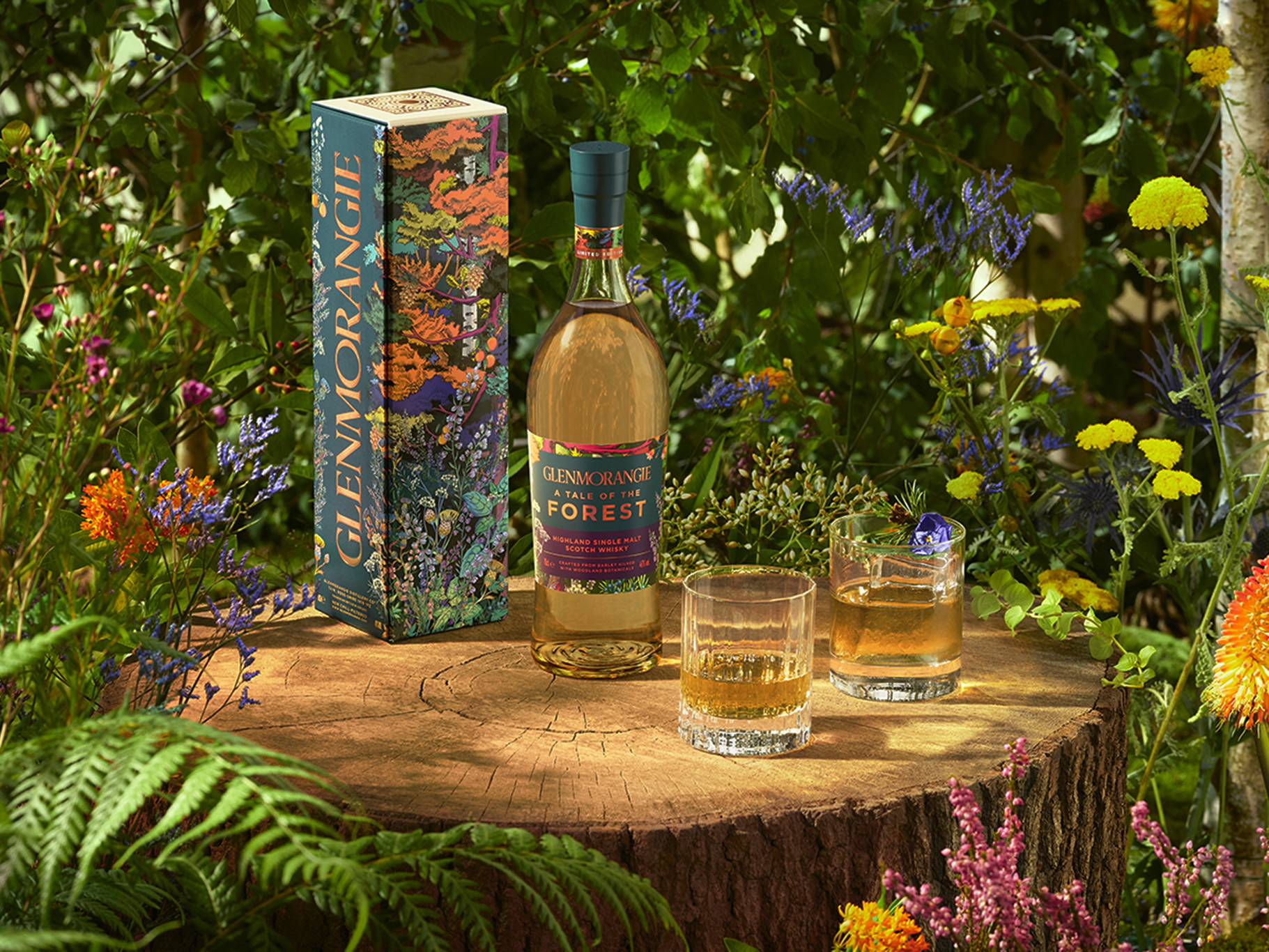 The experimental limited edition tries to evoke the scents, sounds and sights of the forest.