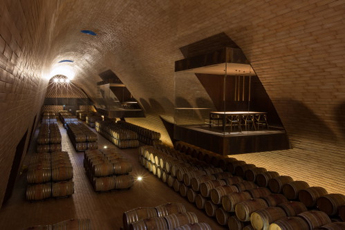 Die Weinkeller von Antinori im Chianti Classico.