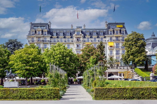 Das «Beau-Rivage Palace» in Lausanne.

