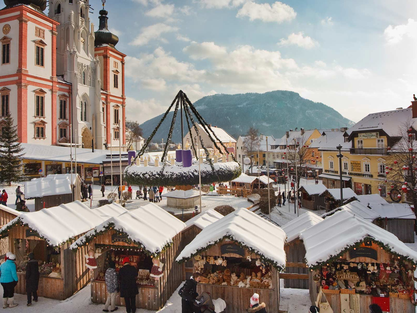 Besonders besinnlich geht es heuer in Mariazell zu.