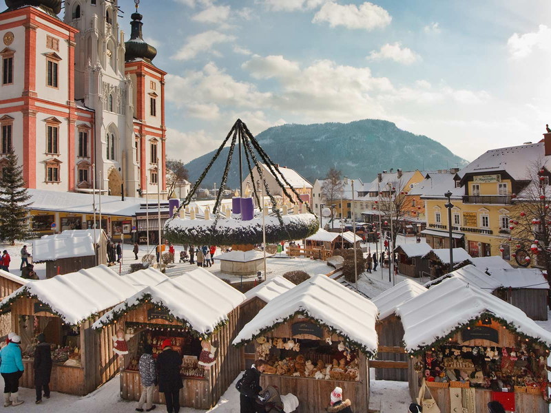 Besonders besinnlich geht es heuer in Mariazell zu.