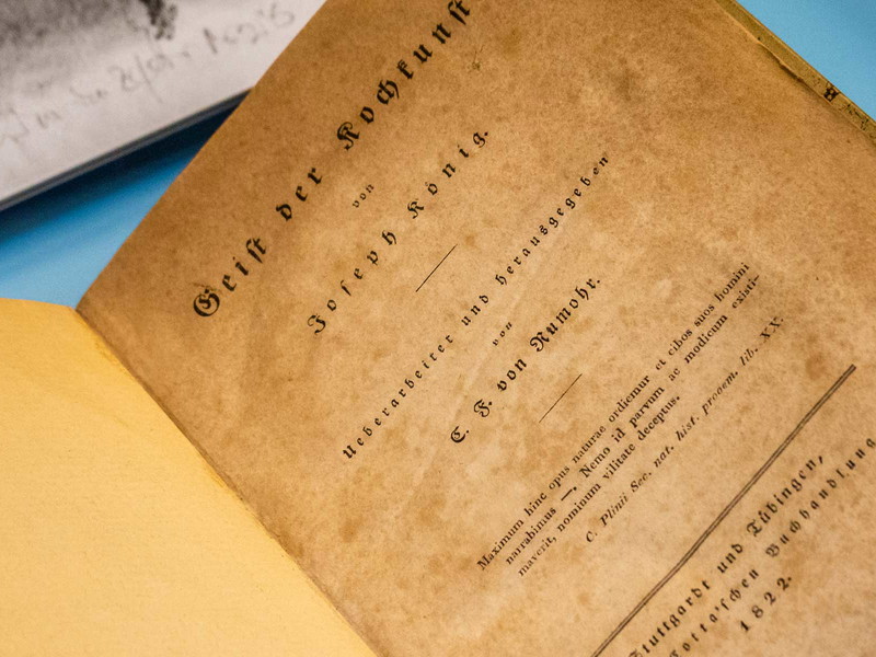 Vor 200 Jahren veröffentlichte&nbsp;Carl Friedrich von Rumohr den wegweisenden Titel »Geist der Kochkunst«.