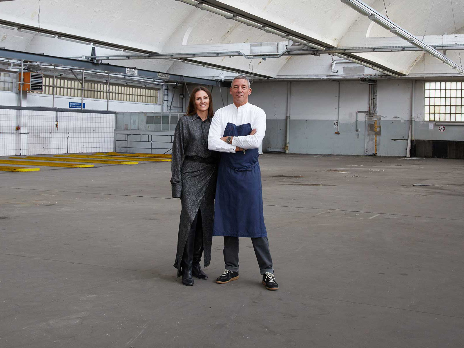 Die Gastgeber Barbara Eselböck und Alain Weissgerber in der Location