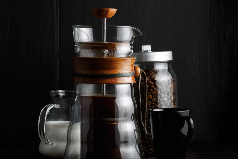 Auch die gute alte »french press« feiert dank des Höhenflugs von Cold Brew eine Wiederauferstehung.