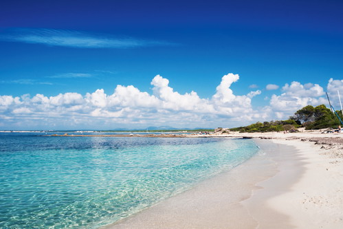The Caribbean-like Playa es Trenc on the south coast is one of the most beautiful beaches on Majorca. The salt of the same name also comes from the region.&nbsp;
