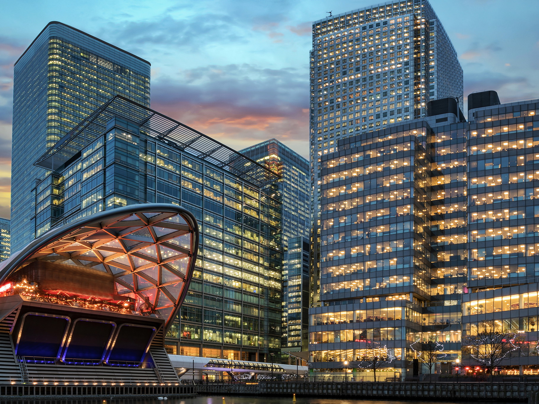 Canary Wharf, London.